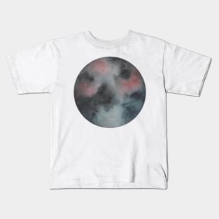 Moon watercolor Kids T-Shirt